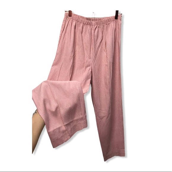 Vintage Pants - Vtg Fritzi CA | Polka Dot High-Rise Pleated Pants